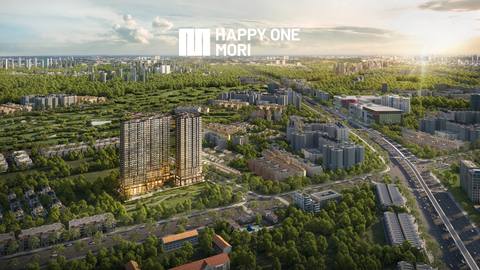Phối Cảnh Tổng Thể Happy One Mori